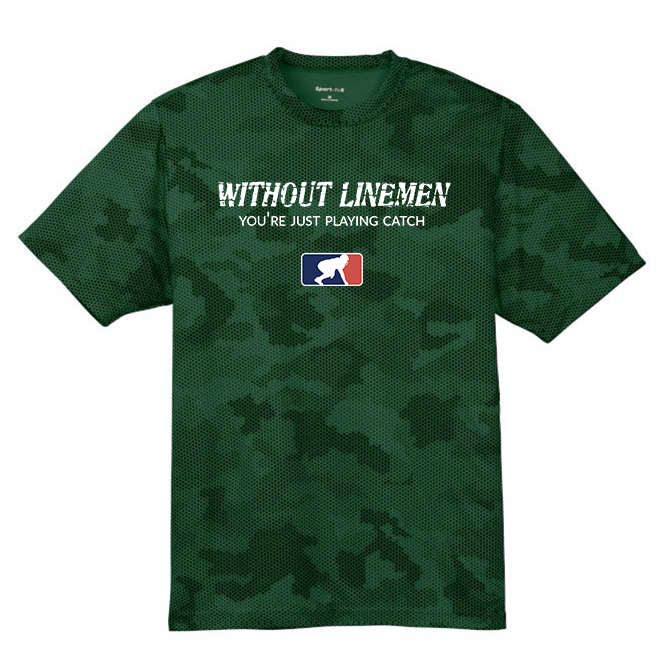 WITHOUT LINEMEN - Hex Camo Performance Tee