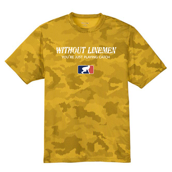 WITHOUT LINEMEN - Hex Camo Performance Tee