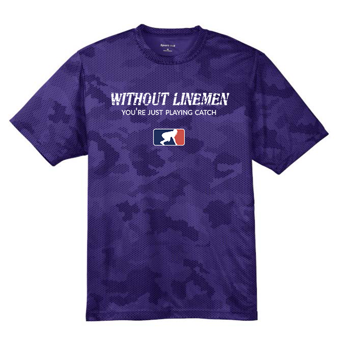 WITHOUT LINEMEN - Hex Camo Performance Tee