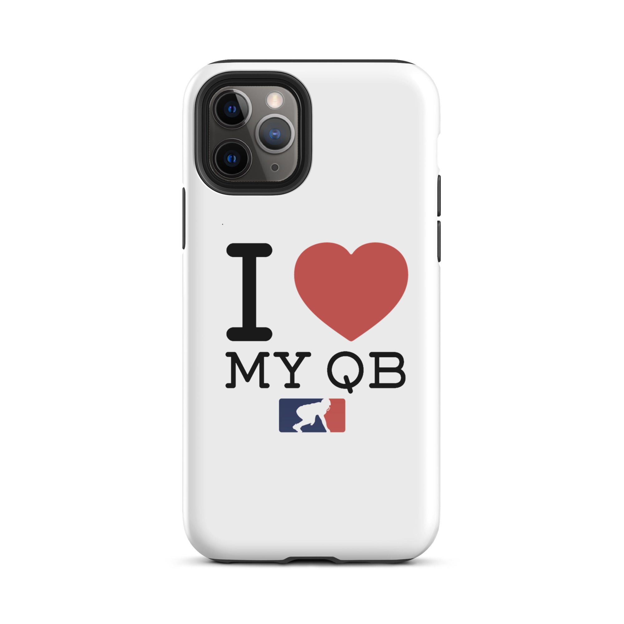 I <3 My QB - iPhone case (tough)