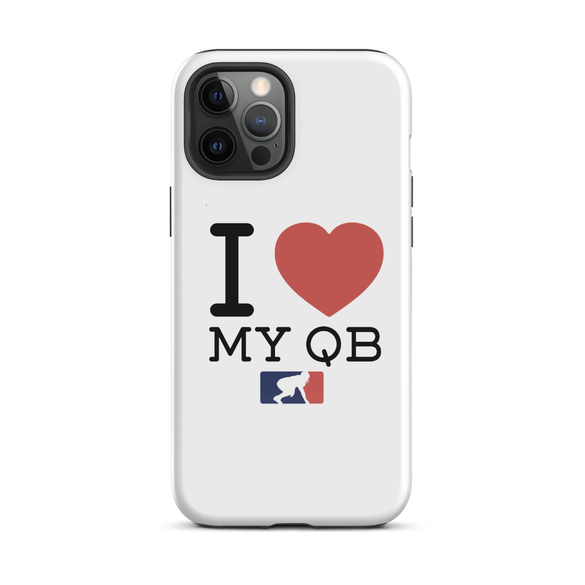 I <3 My QB - iPhone case (tough)