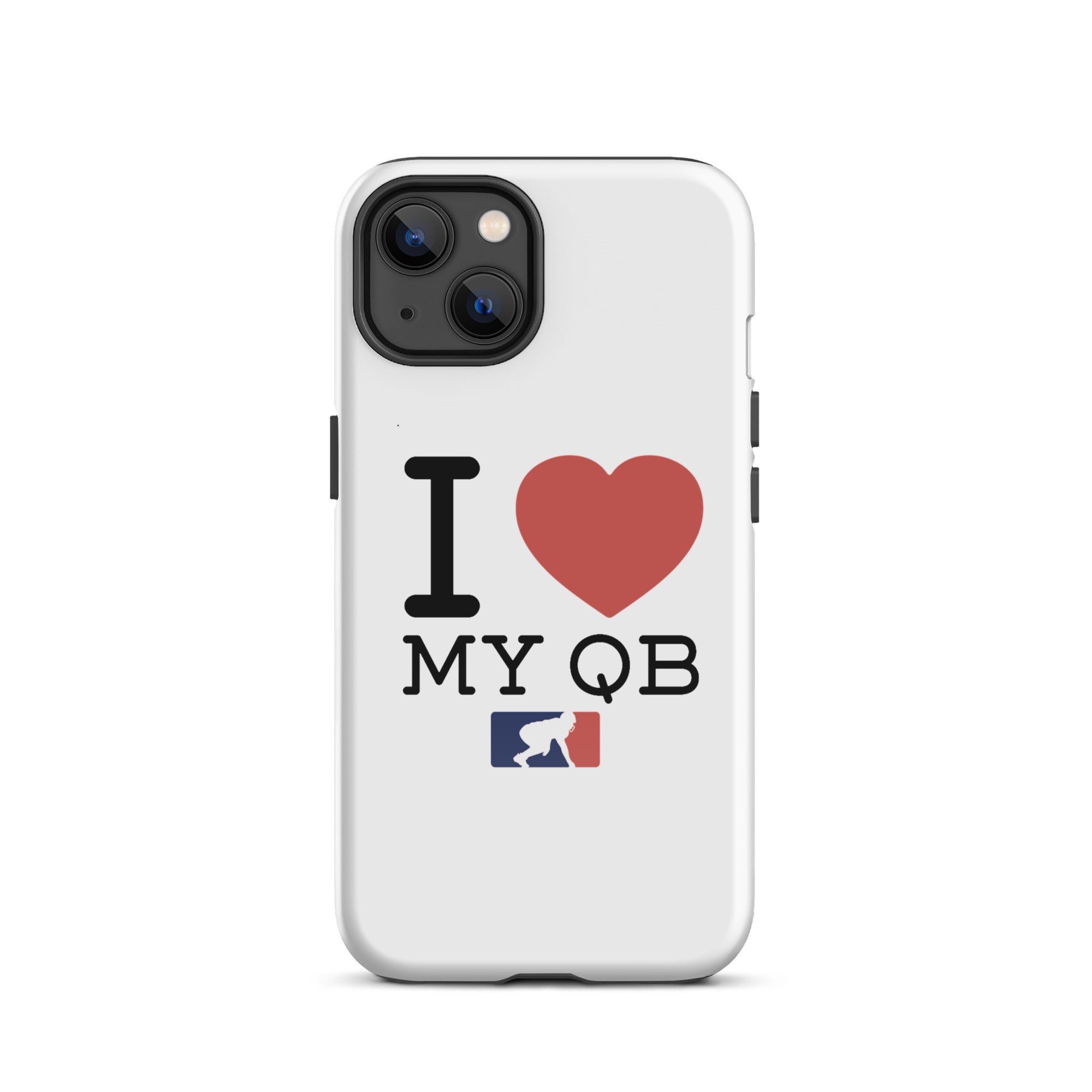 I <3 My QB - iPhone case (tough)