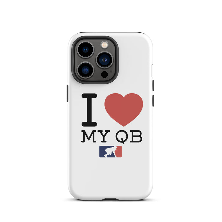 I <3 My QB - iPhone case (tough)