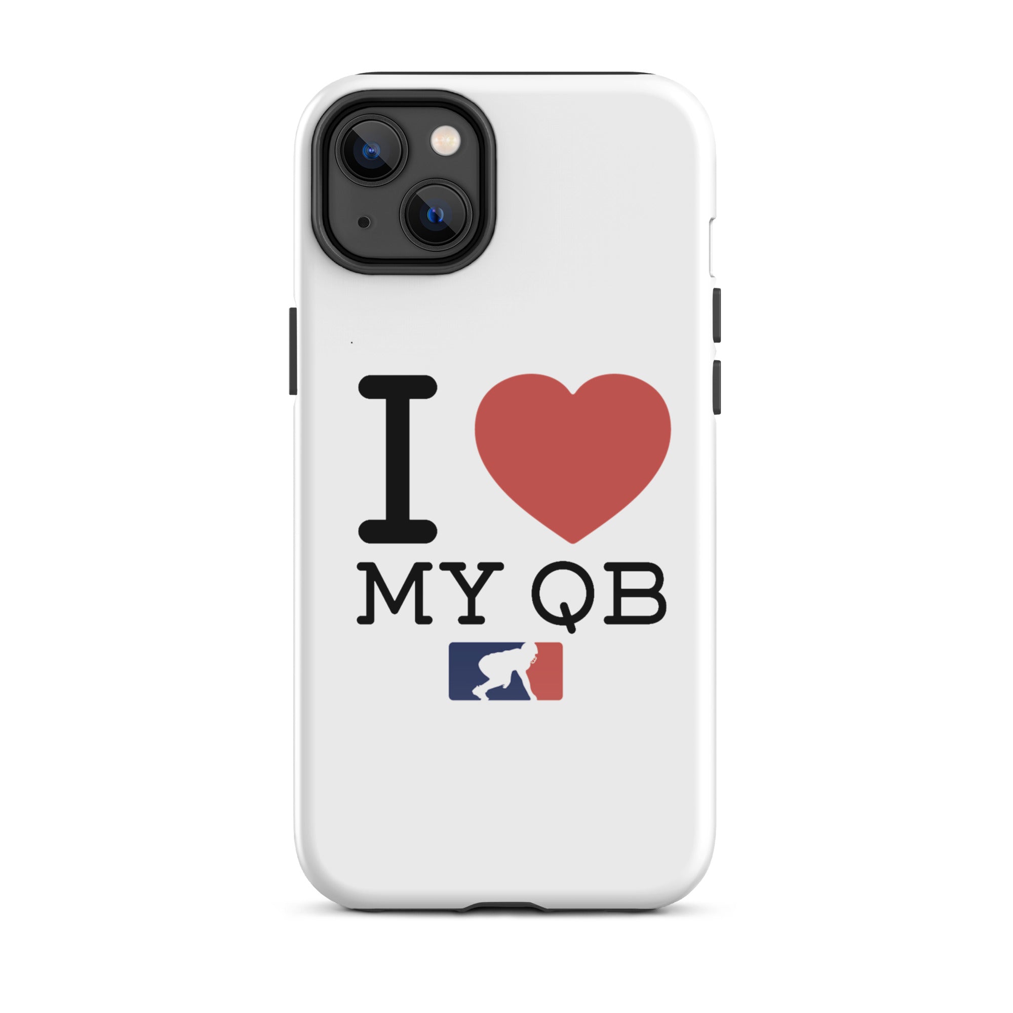 I <3 My QB - iPhone case (tough)