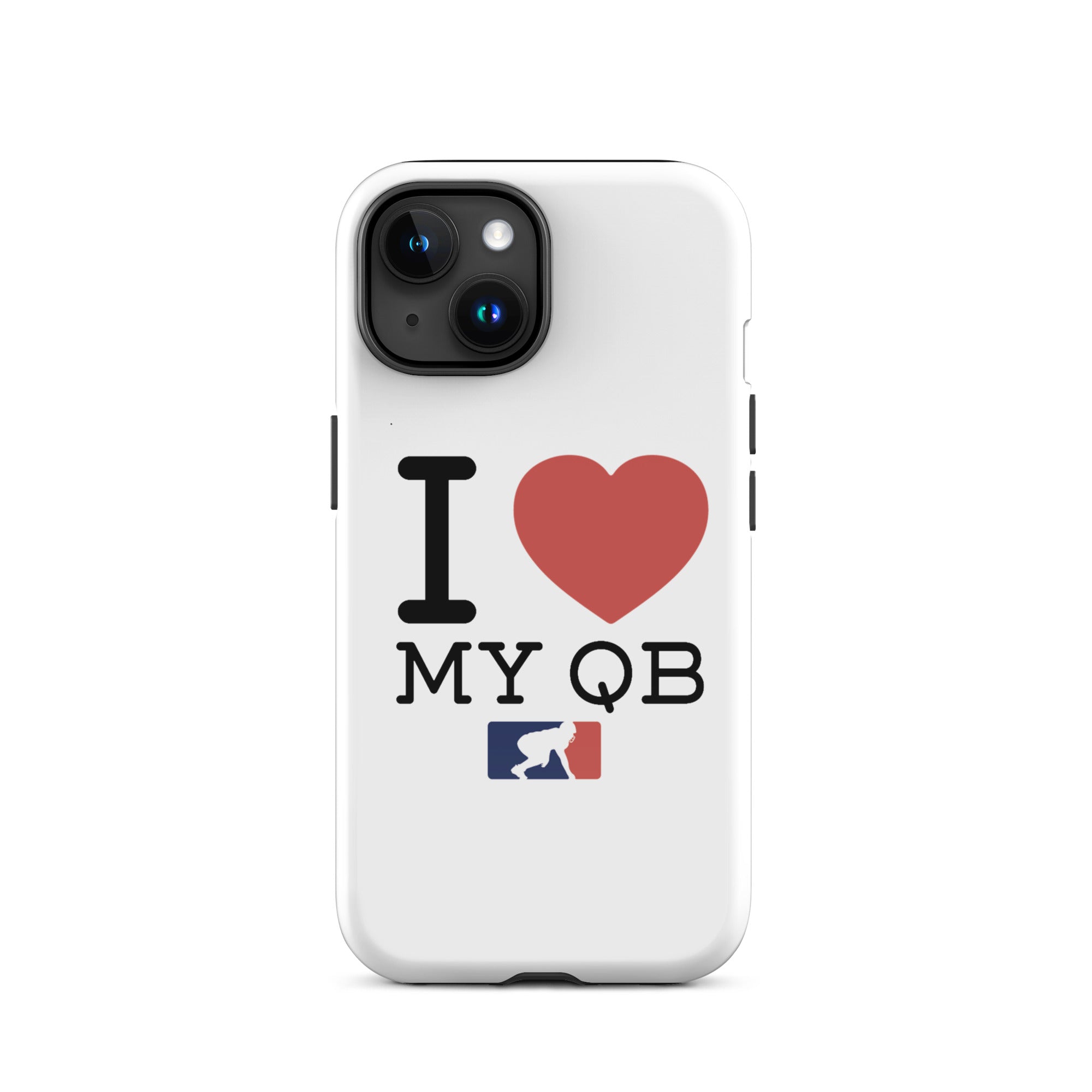 I <3 My QB - iPhone case (tough)