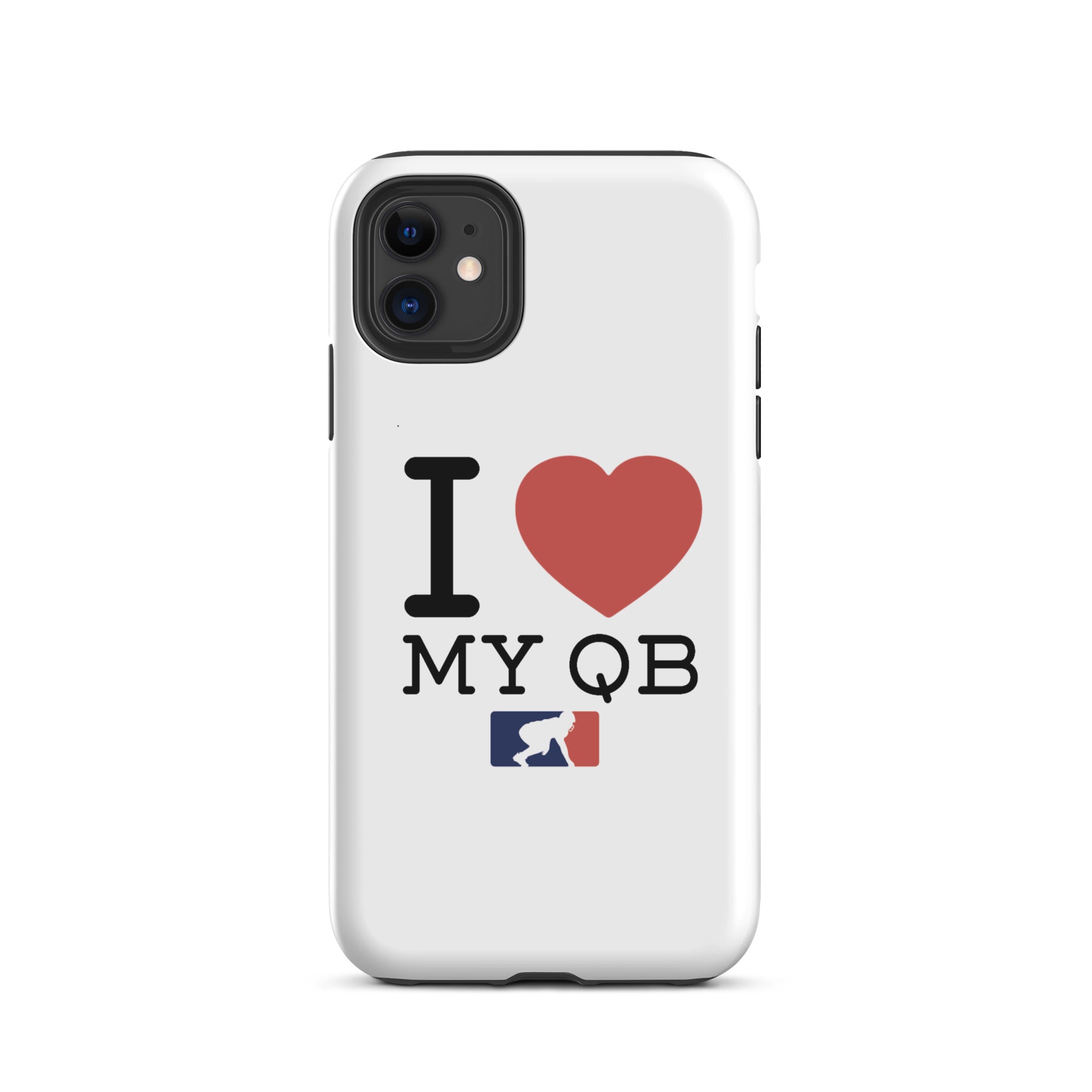 I <3 My QB - iPhone case (tough)