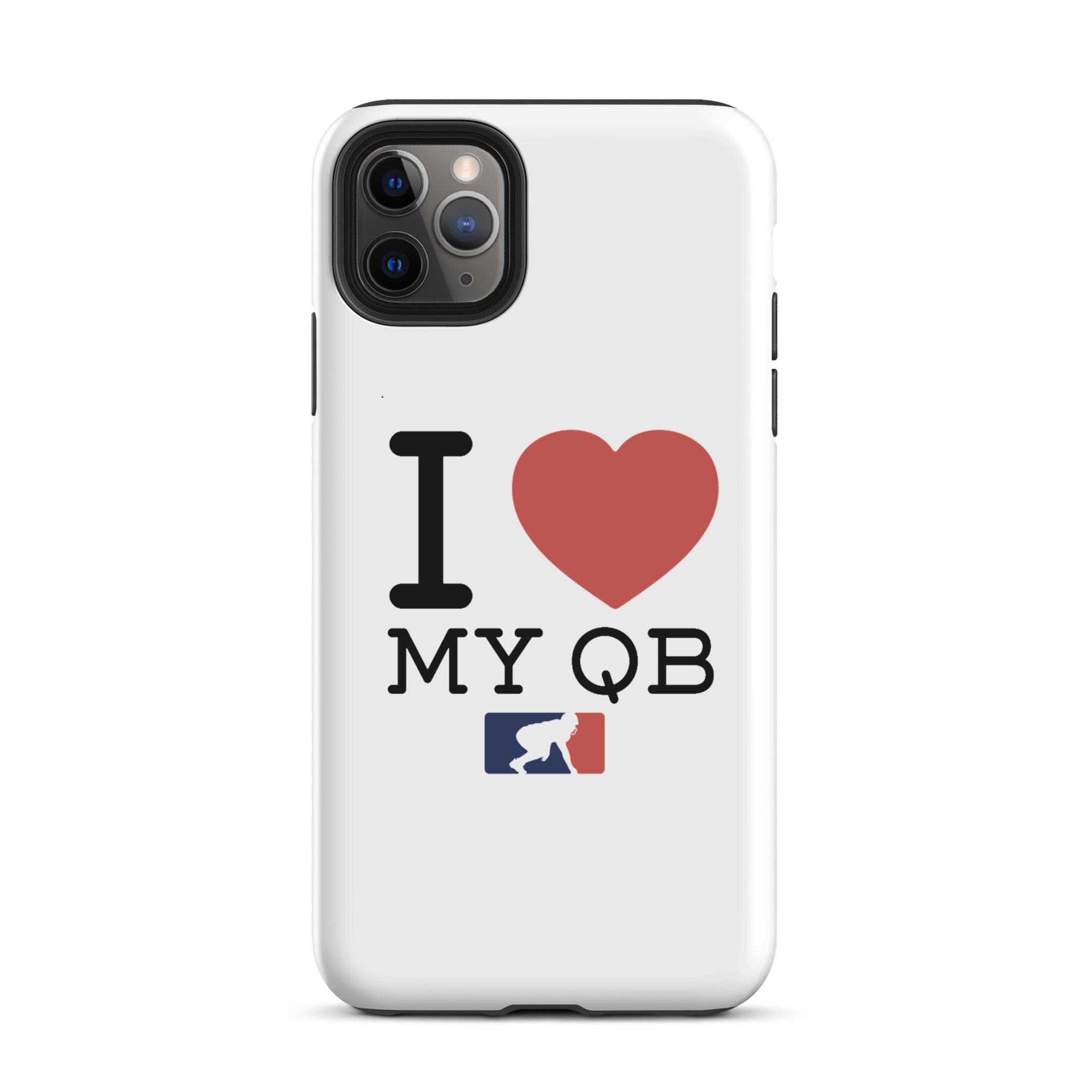 I <3 My QB - iPhone case (tough)