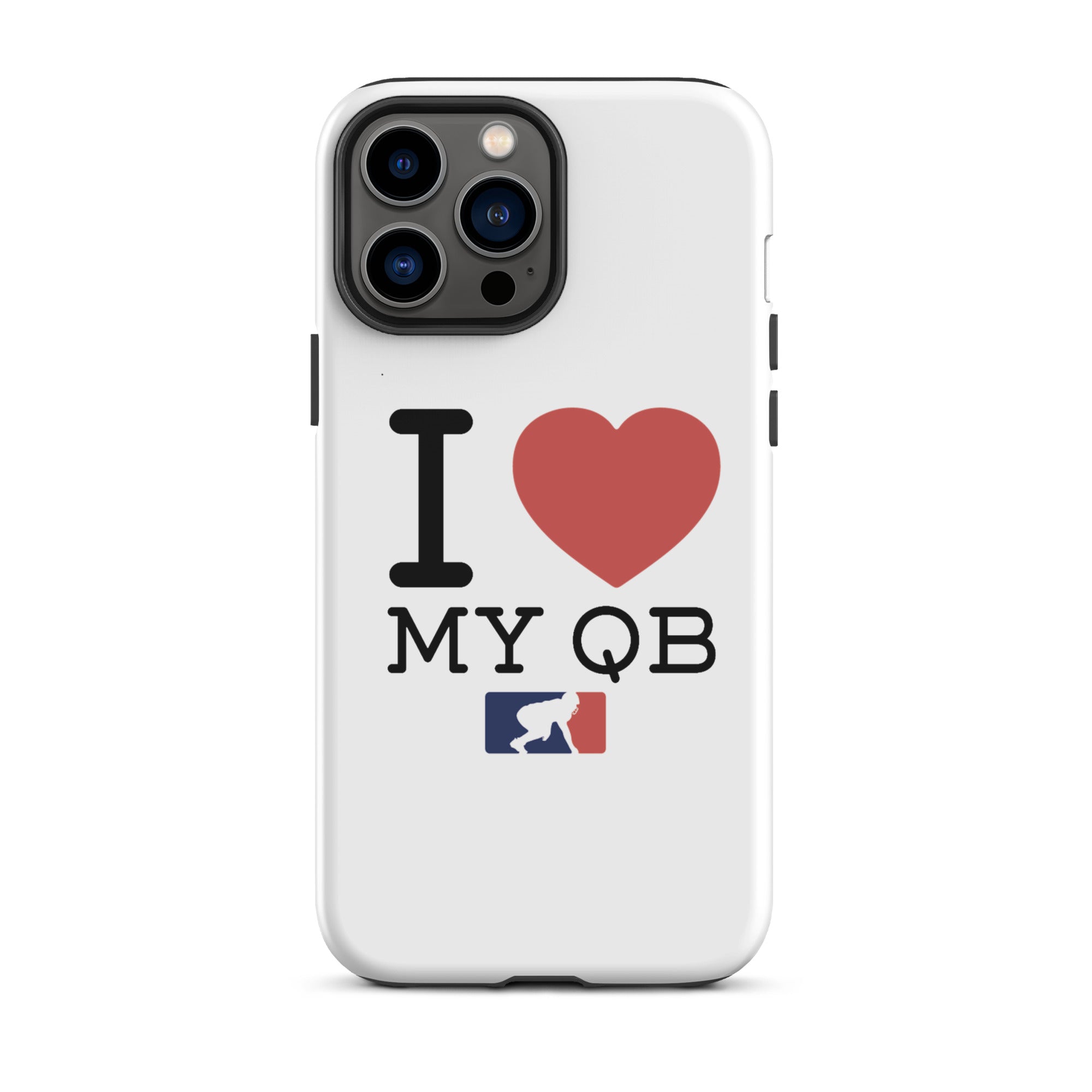 I <3 My QB - iPhone case (tough)