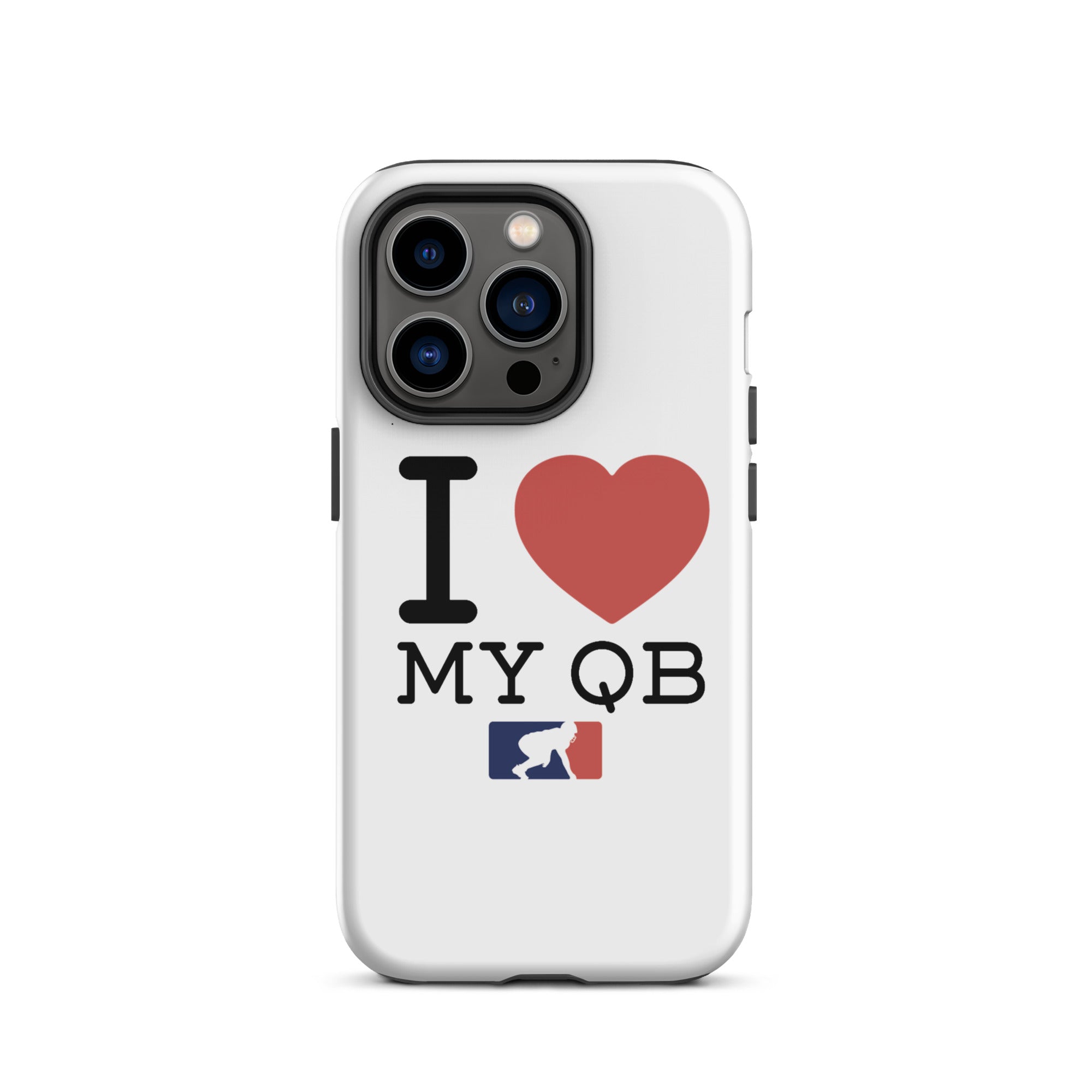 I <3 My QB - iPhone case (tough)