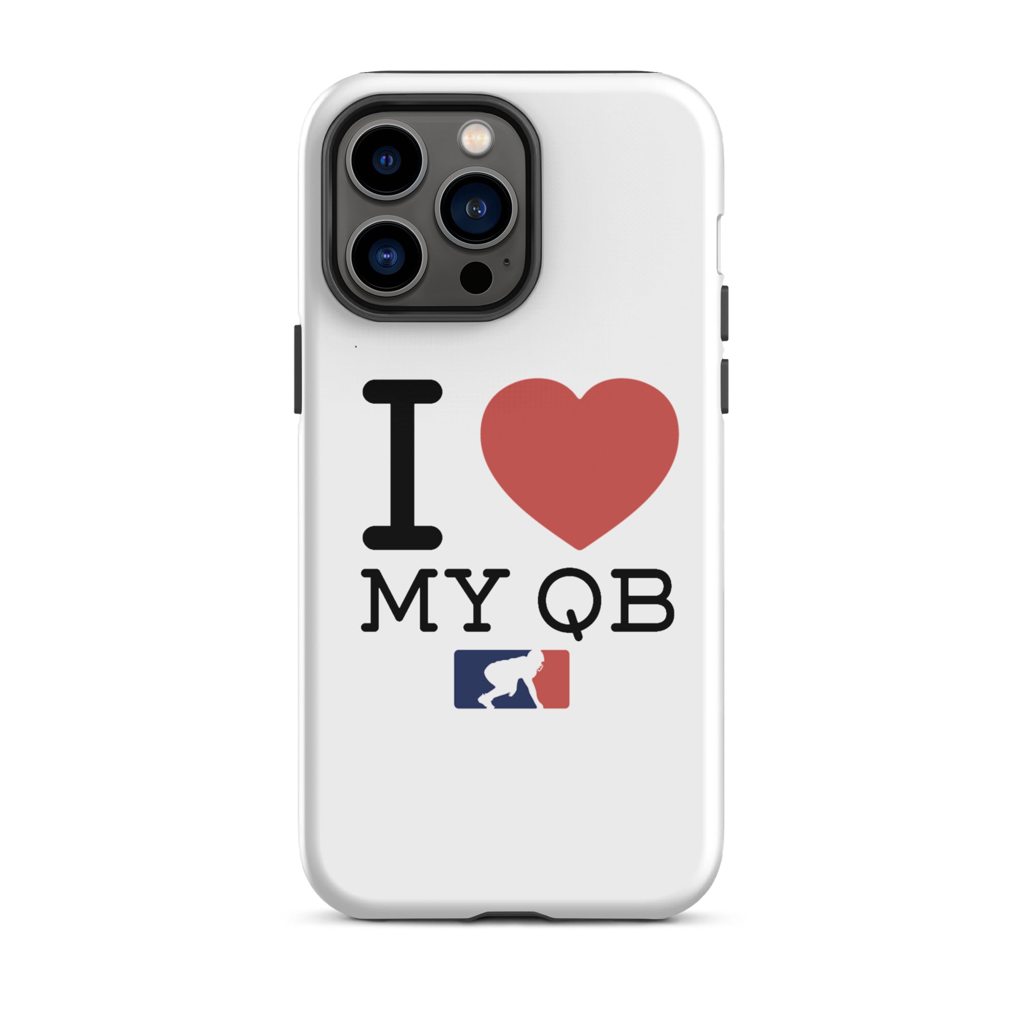 I <3 My QB - iPhone case (tough)