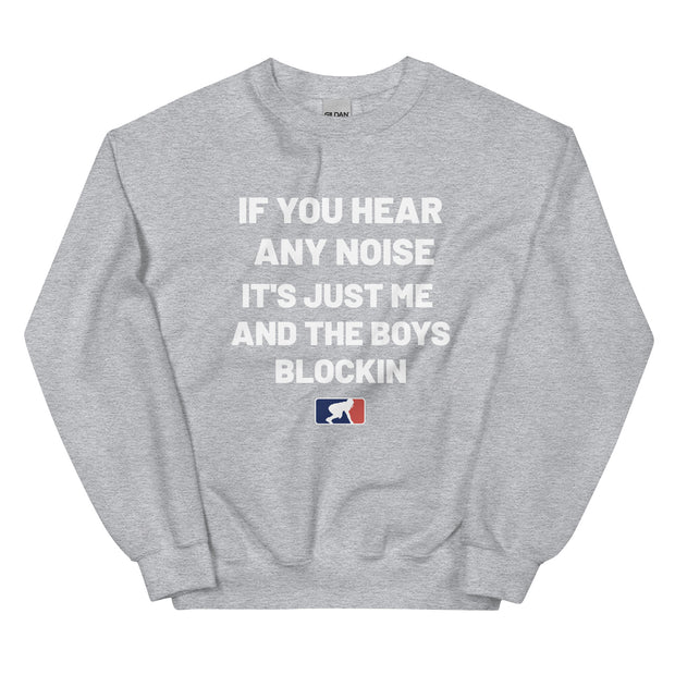 IF YOU HEAR ANY NOISE