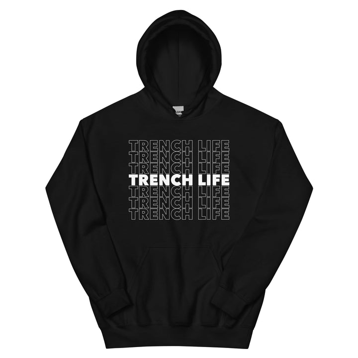 TRENCH LIFE - Tall Hoodie