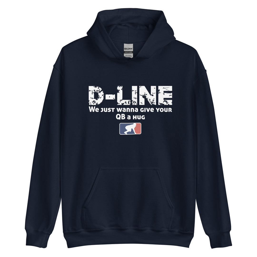 D-LINE QB HUGS - Tall Hoodie