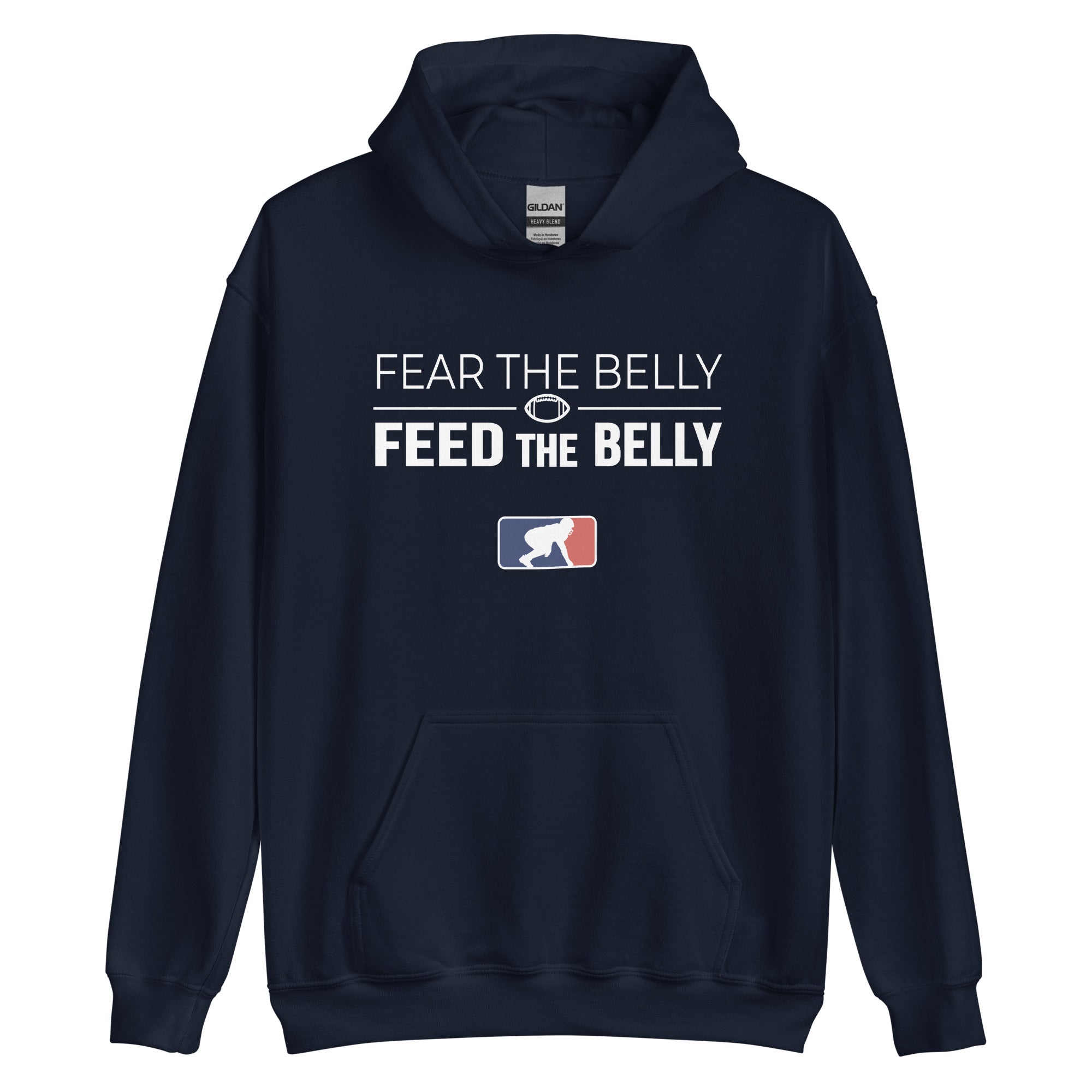 FEAR THE BELLY FEED THE BELLY - Tall Hoodie