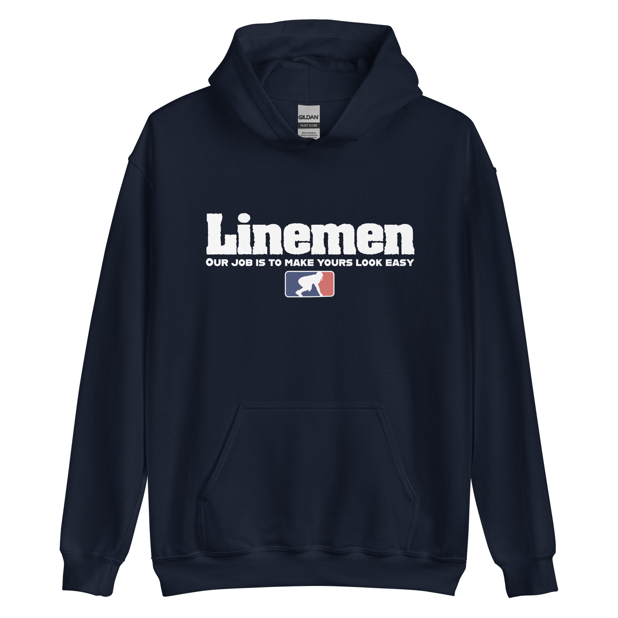 A LINEMANS JOB - Tall Hoodie