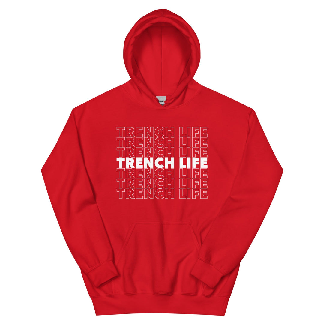 TRENCH LIFE - Tall Hoodie