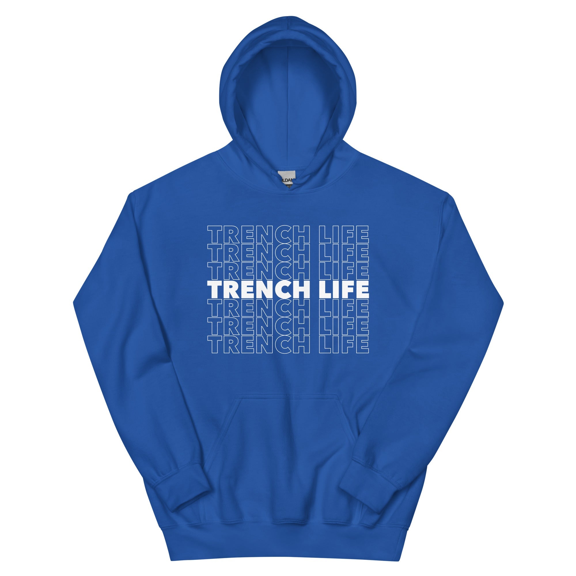 TRENCH LIFE - Tall Hoodie