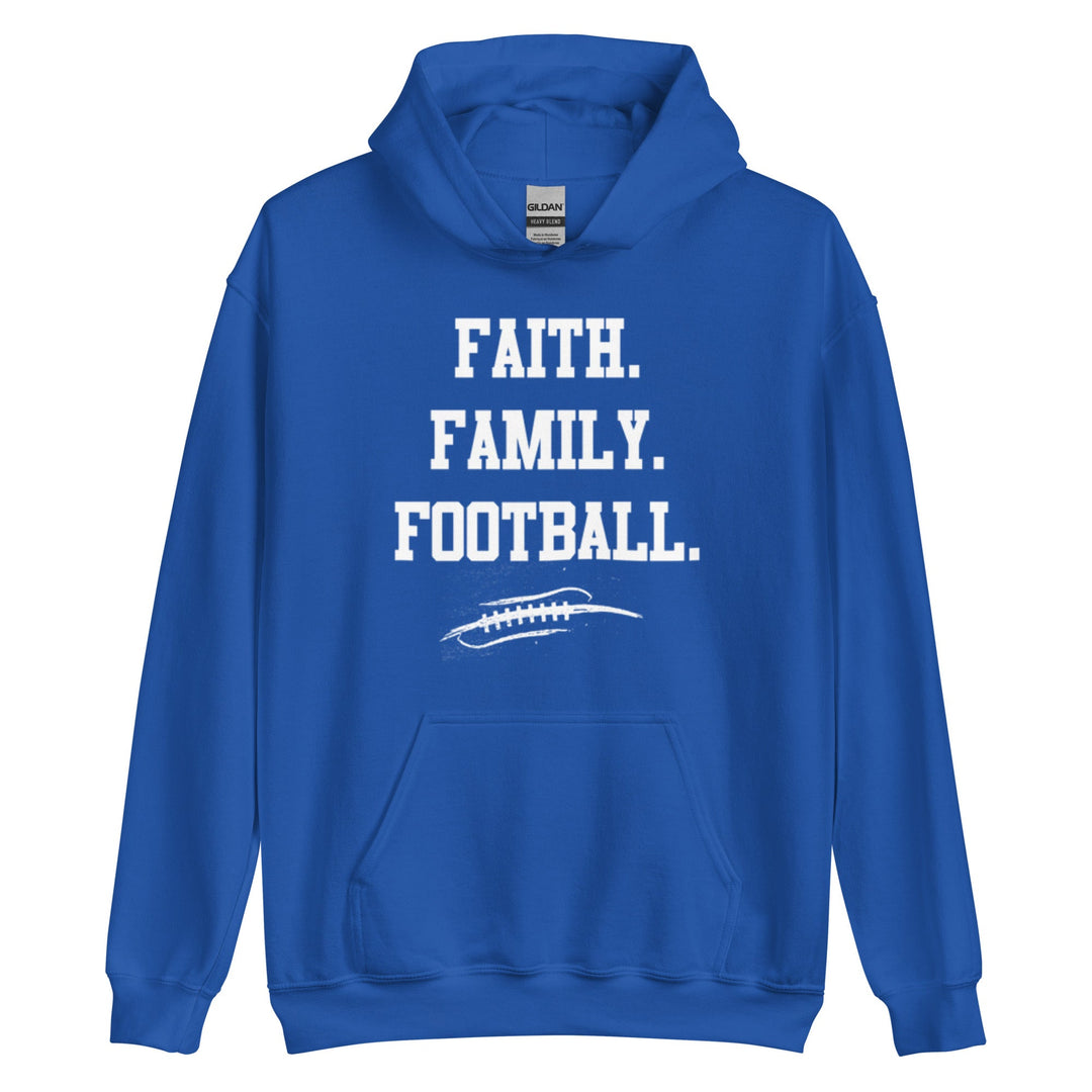 FAITH FAMILY FOOTBALL - Tall Hoodie