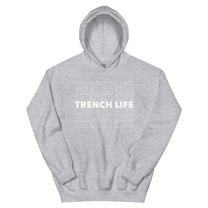 TRENCH LIFE - Tall Hoodie