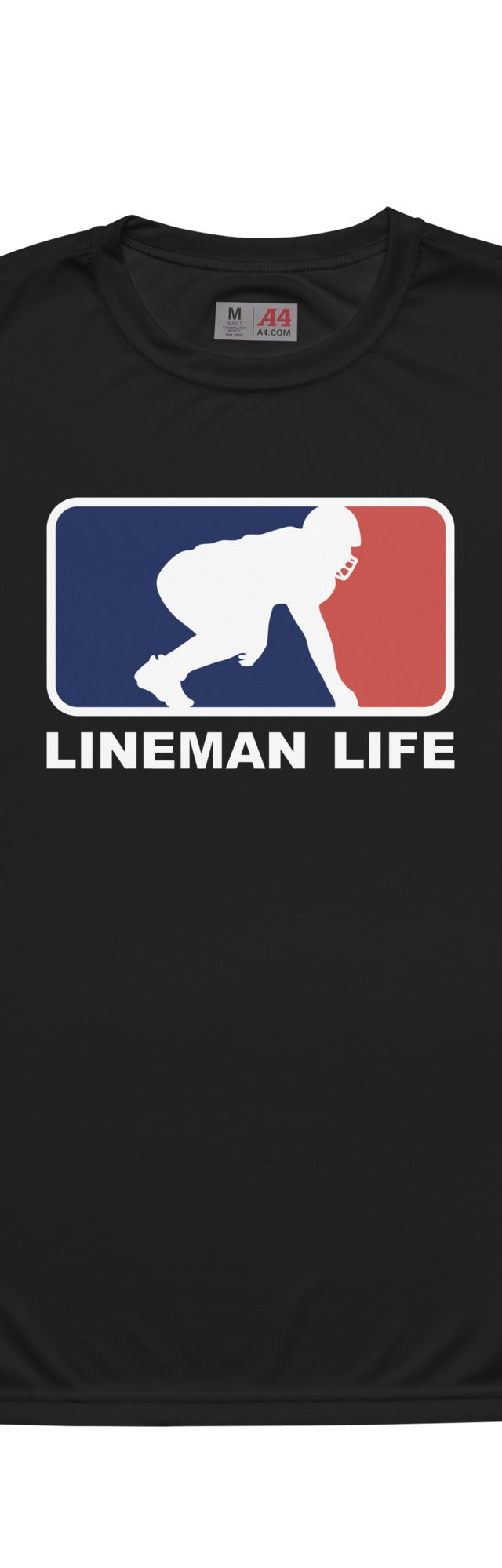 LINEMAN LIFE LOGO - Performance Tee