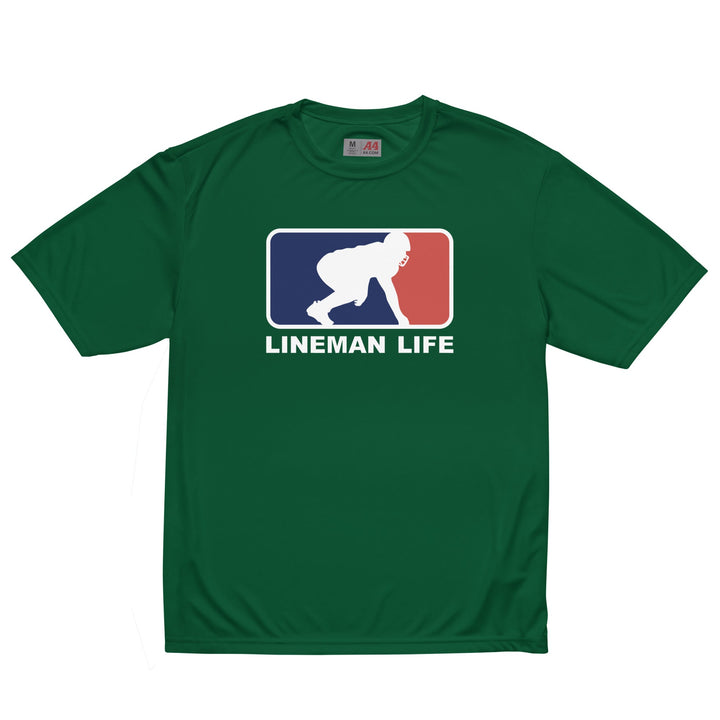 LINEMAN LIFE LOGO - Performance Tee