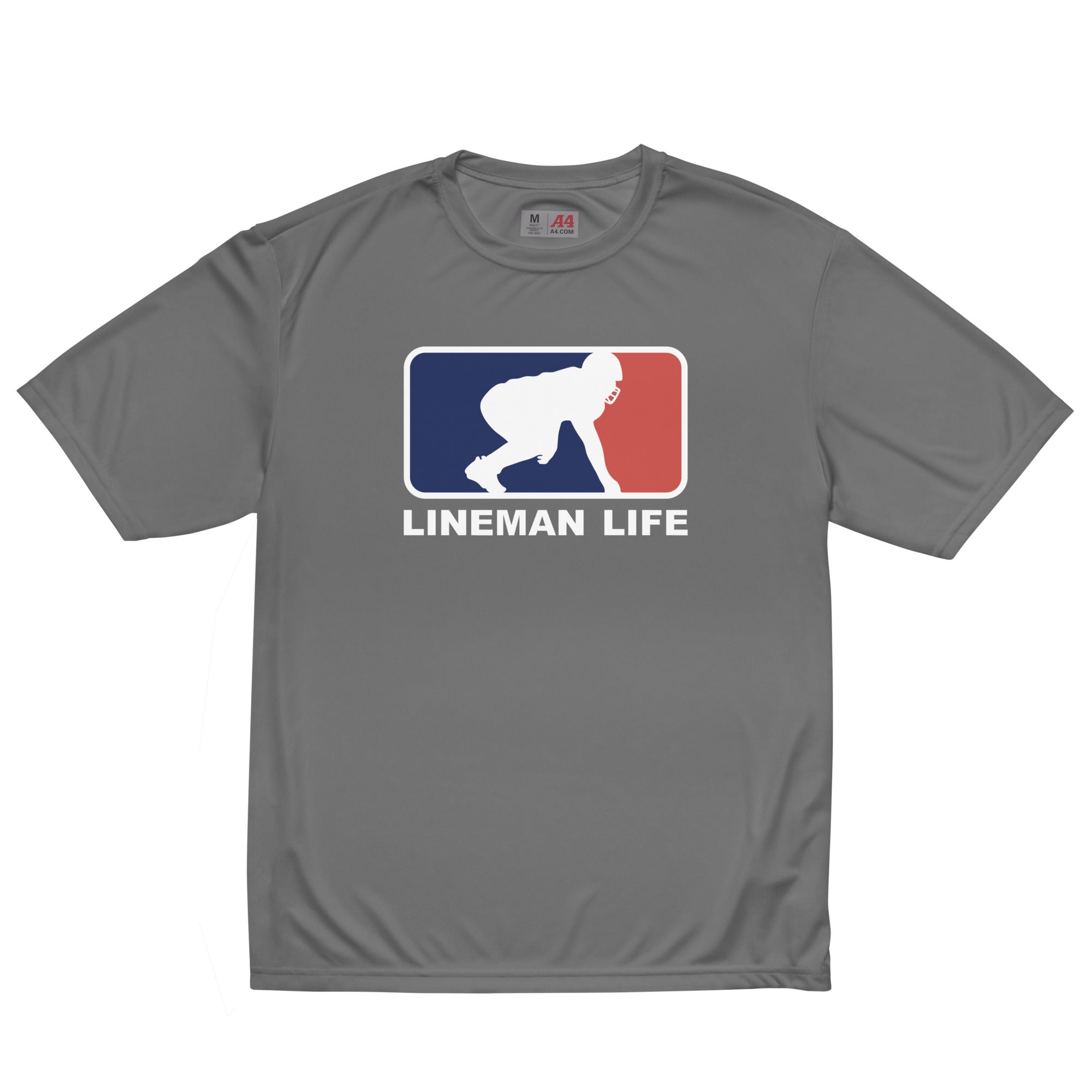 LINEMAN LIFE LOGO - Performance Tee