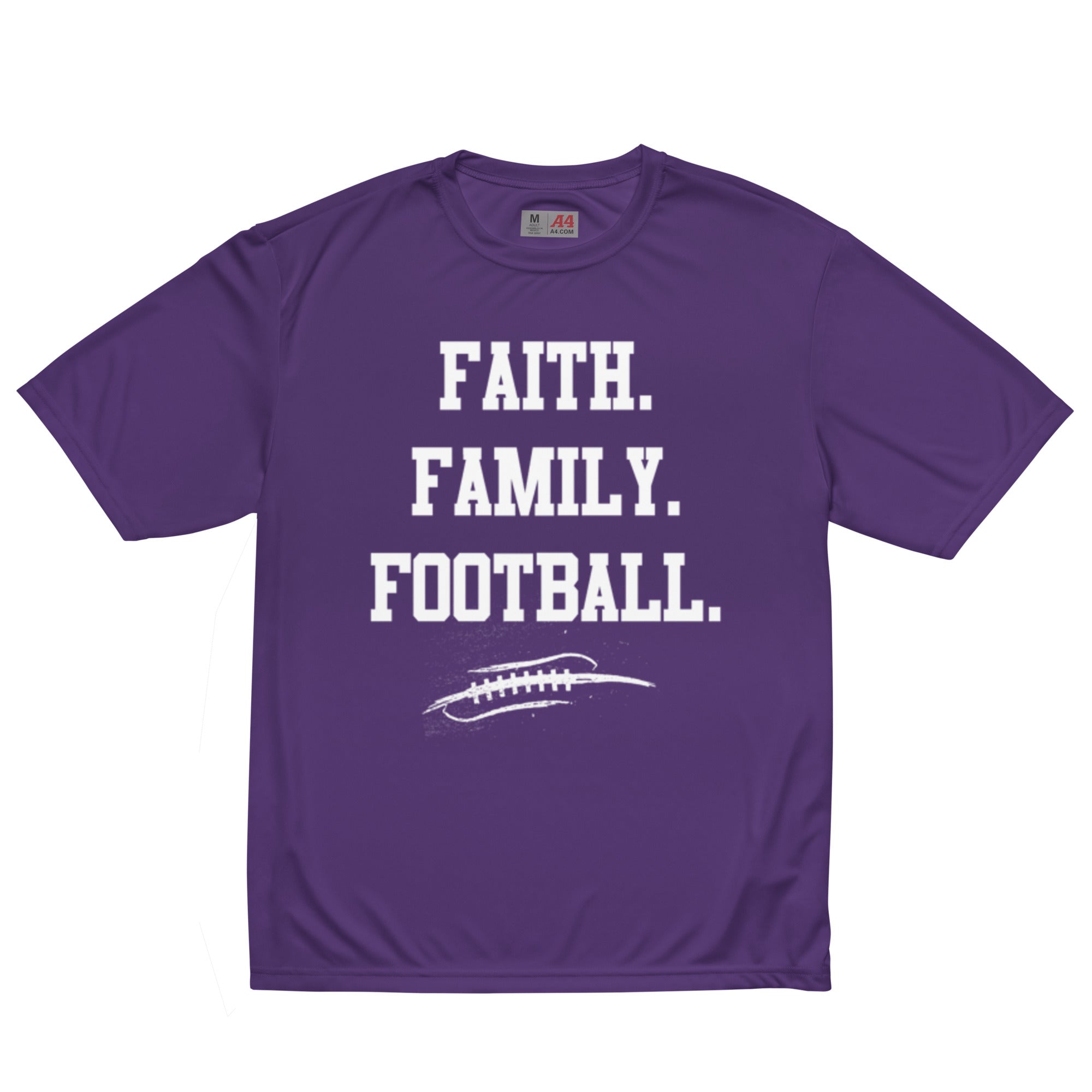 FAITH FAMILY FOOTBALL - Performance Tee