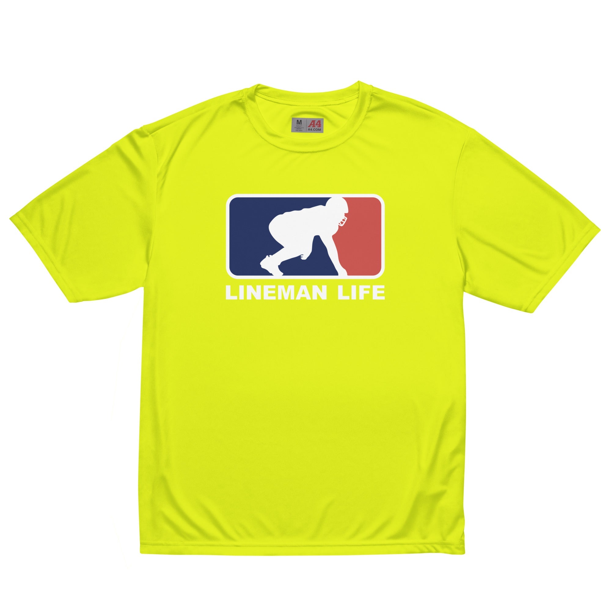 LINEMAN LIFE LOGO - Performance Tee