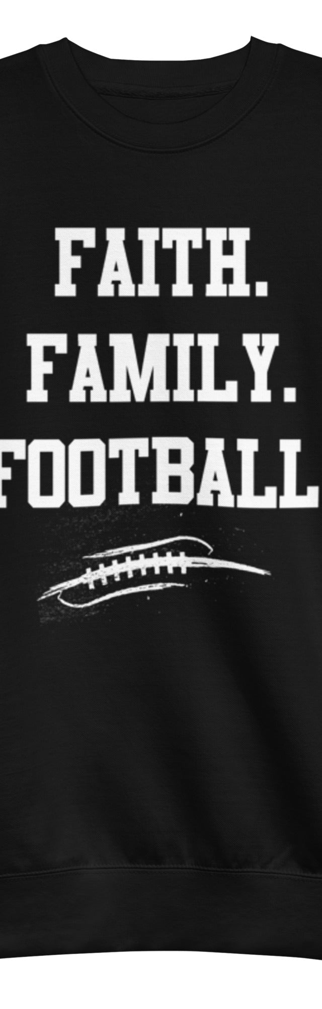 FAITH FAMILY FOOTBALL - Crewneck