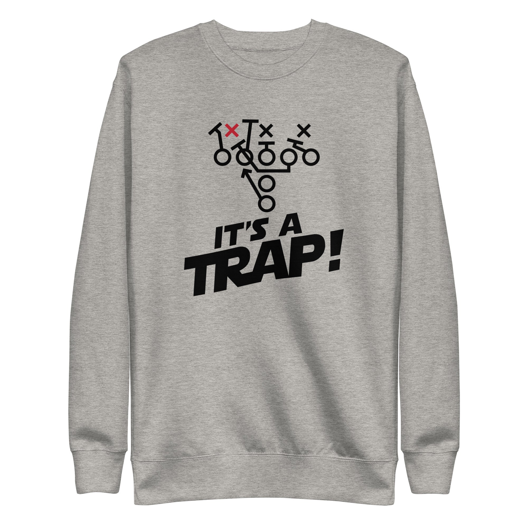 ITS A TRAP (Black) - Crewneck