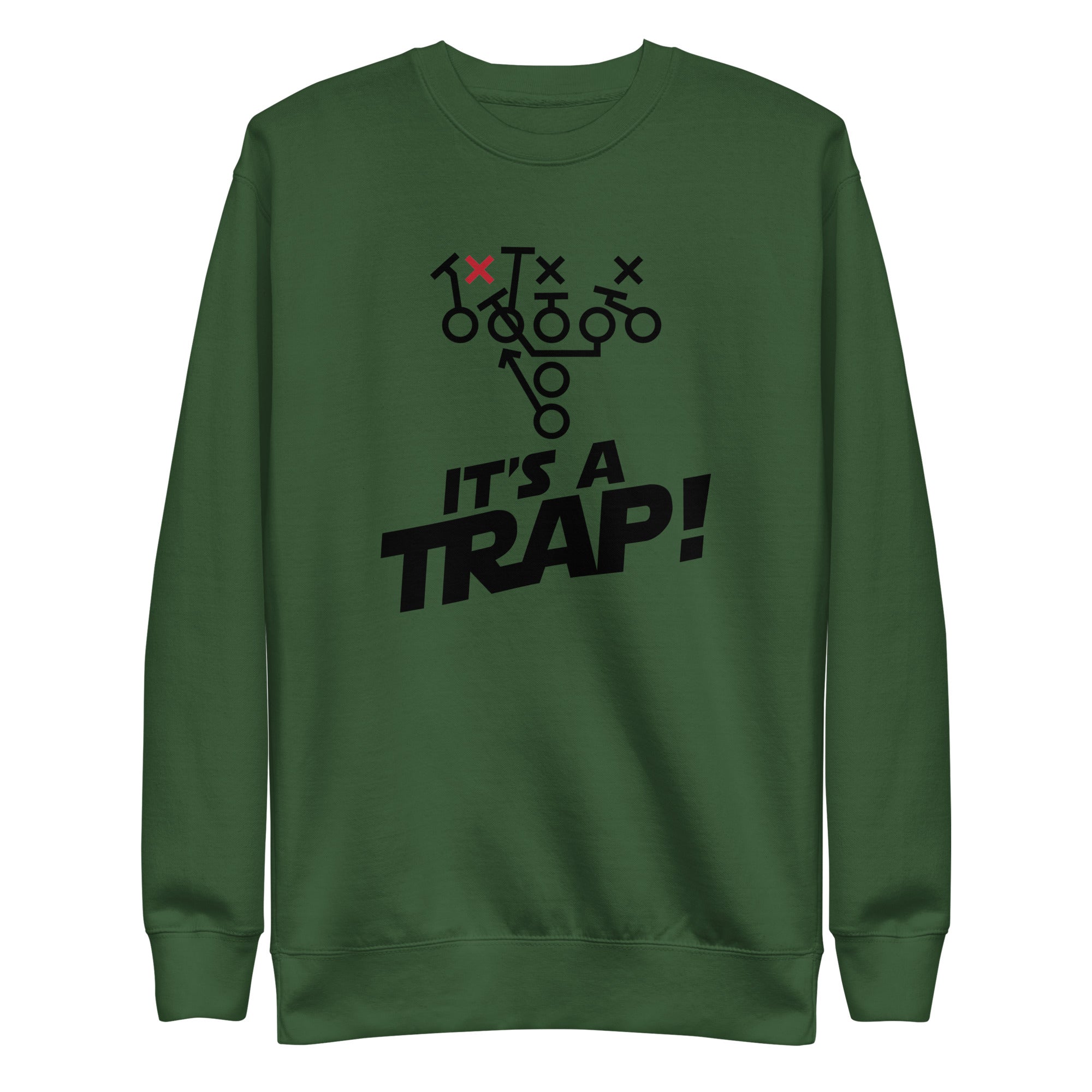 ITS A TRAP (Black) - Crewneck