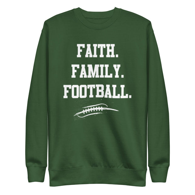 FAITH FAMILY FOOTBALL - Crewneck
