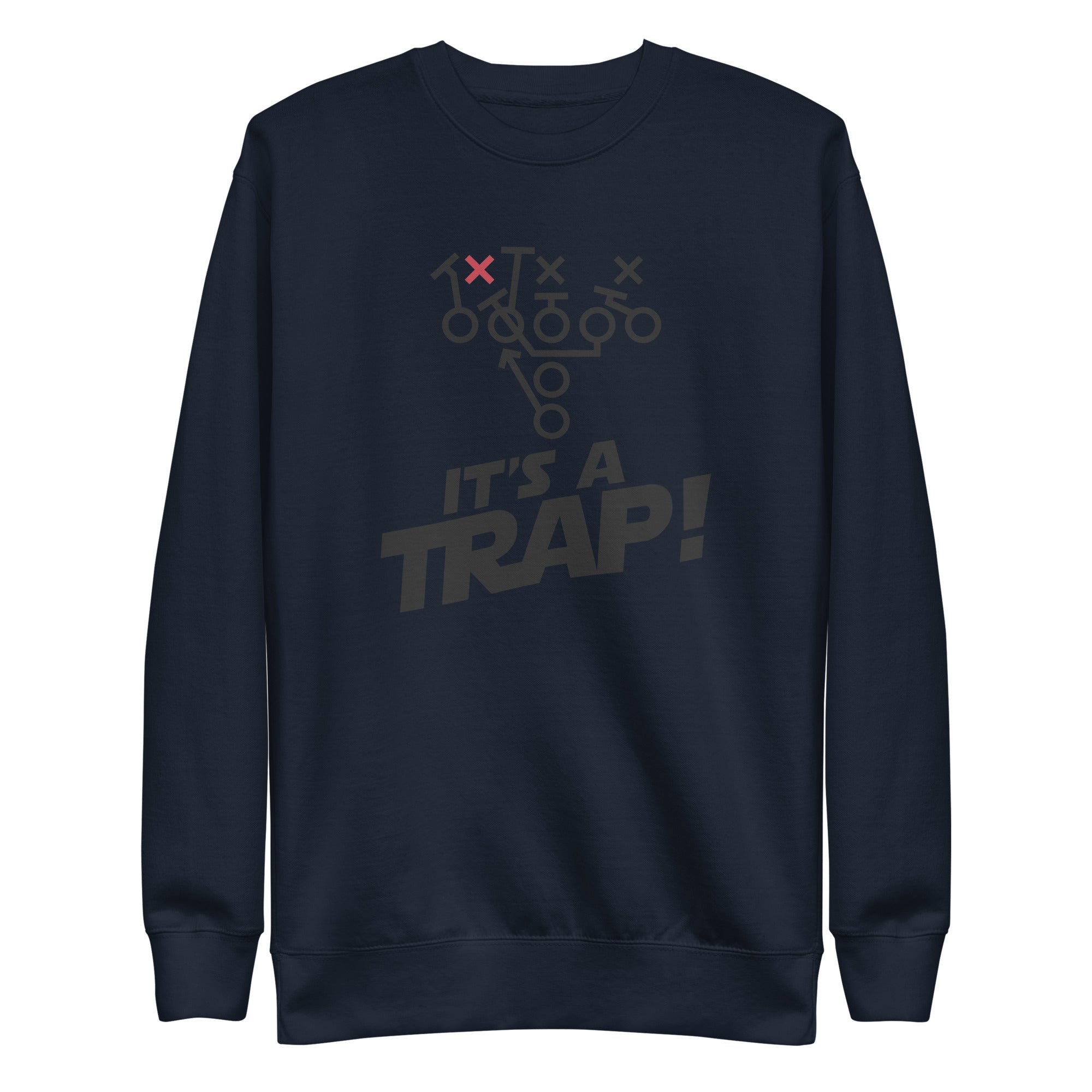 ITS A TRAP (Black) - Crewneck