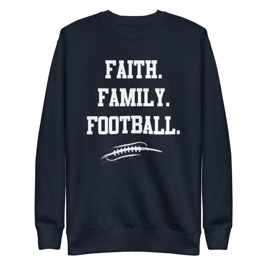 FAITH FAMILY FOOTBALL - Crewneck