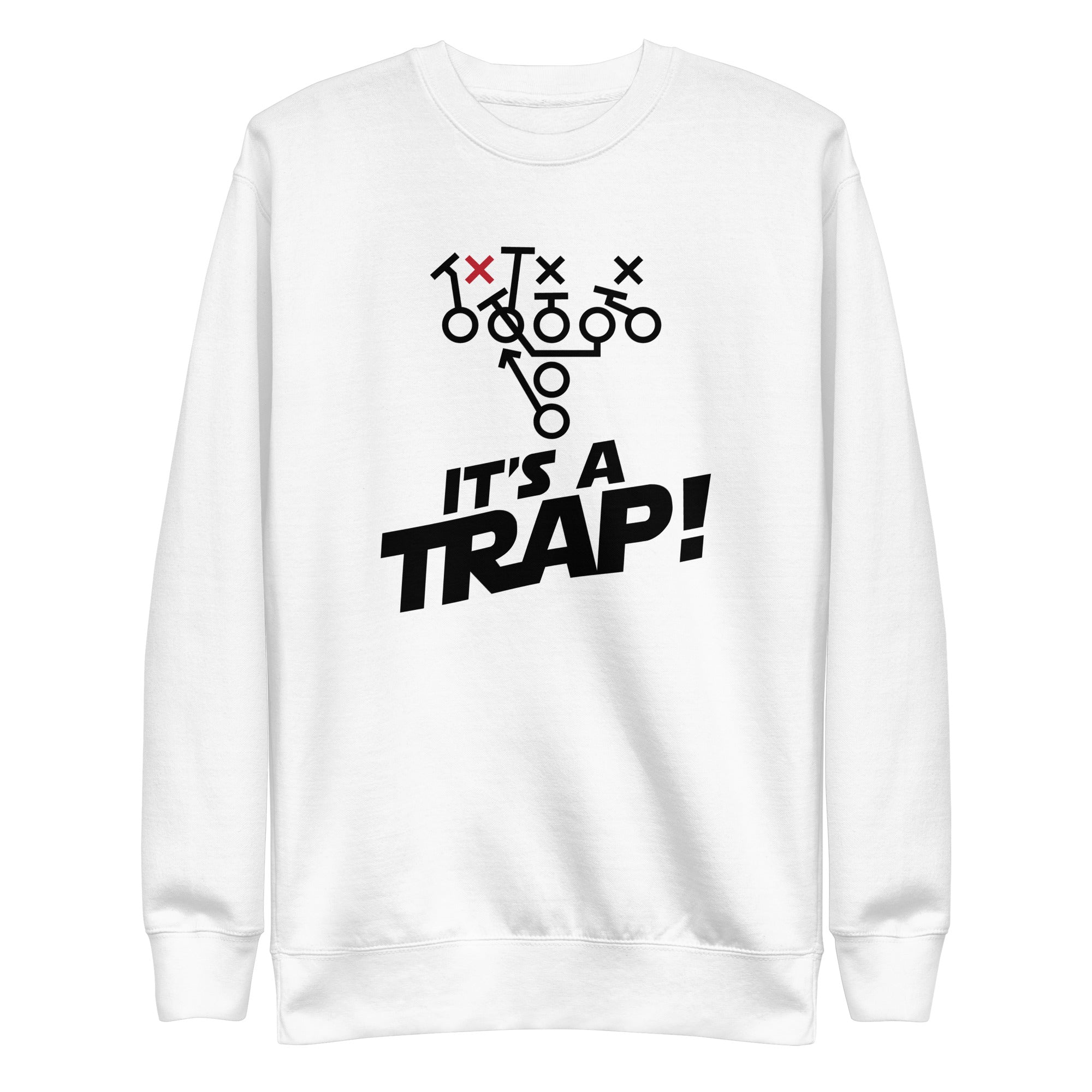 ITS A TRAP (Black) - Crewneck