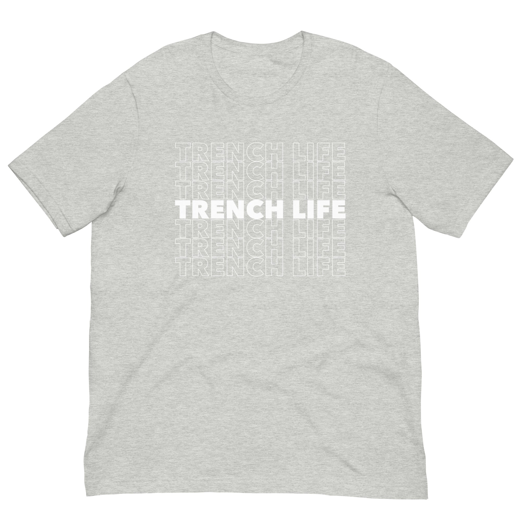 TRENCH LIFE (White) - Youth T-Shirt