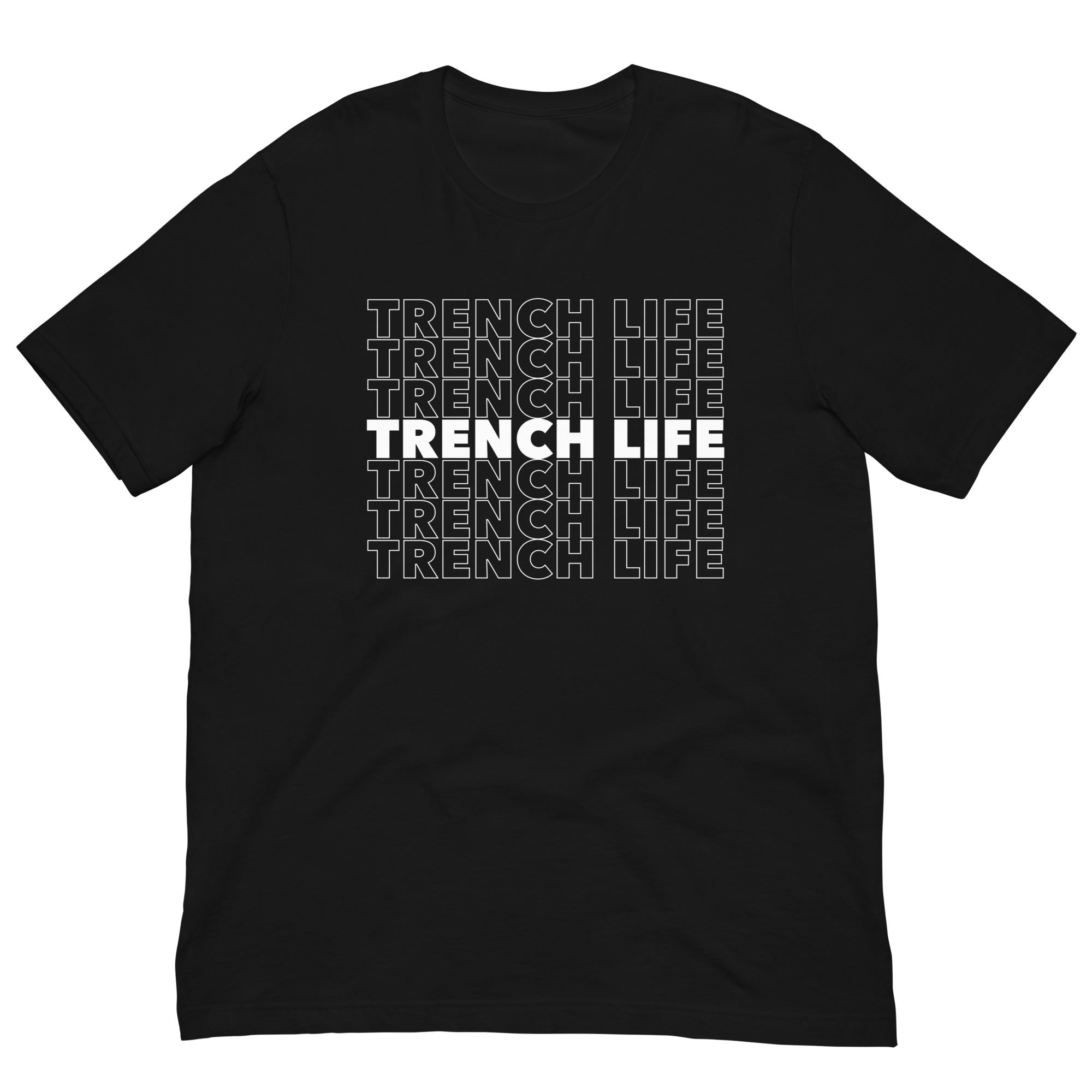 TRENCH LIFE (White) - Youth T-Shirt