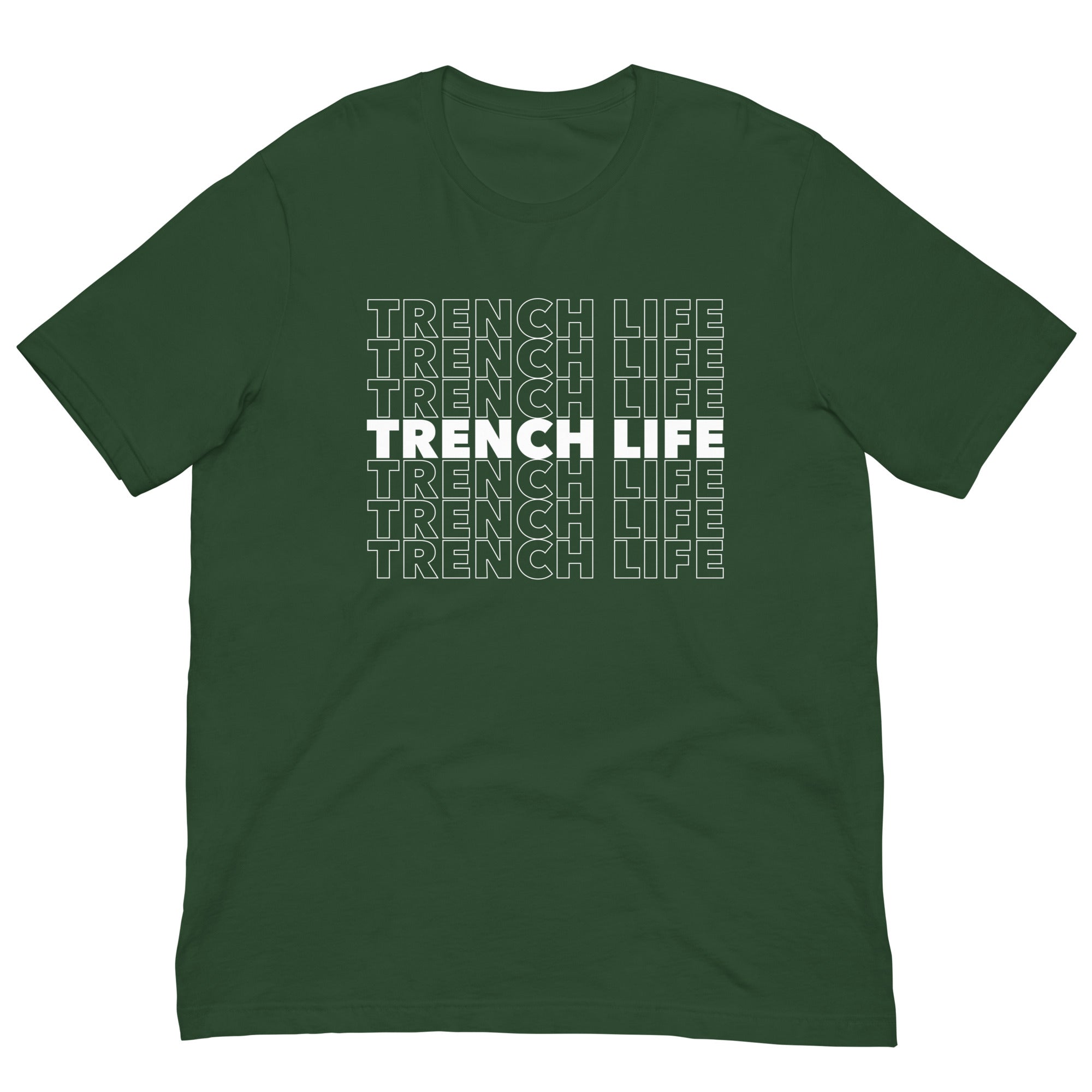 TRENCH LIFE (White) - Youth T-Shirt