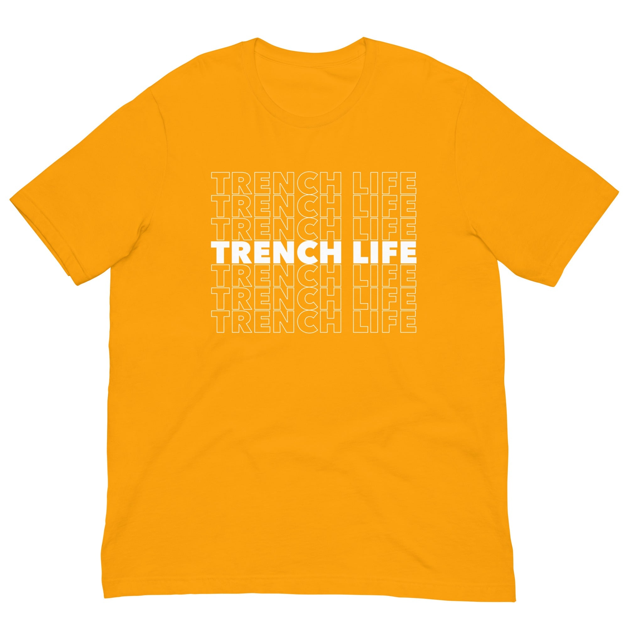 TRENCH LIFE (White) - T-Shirt