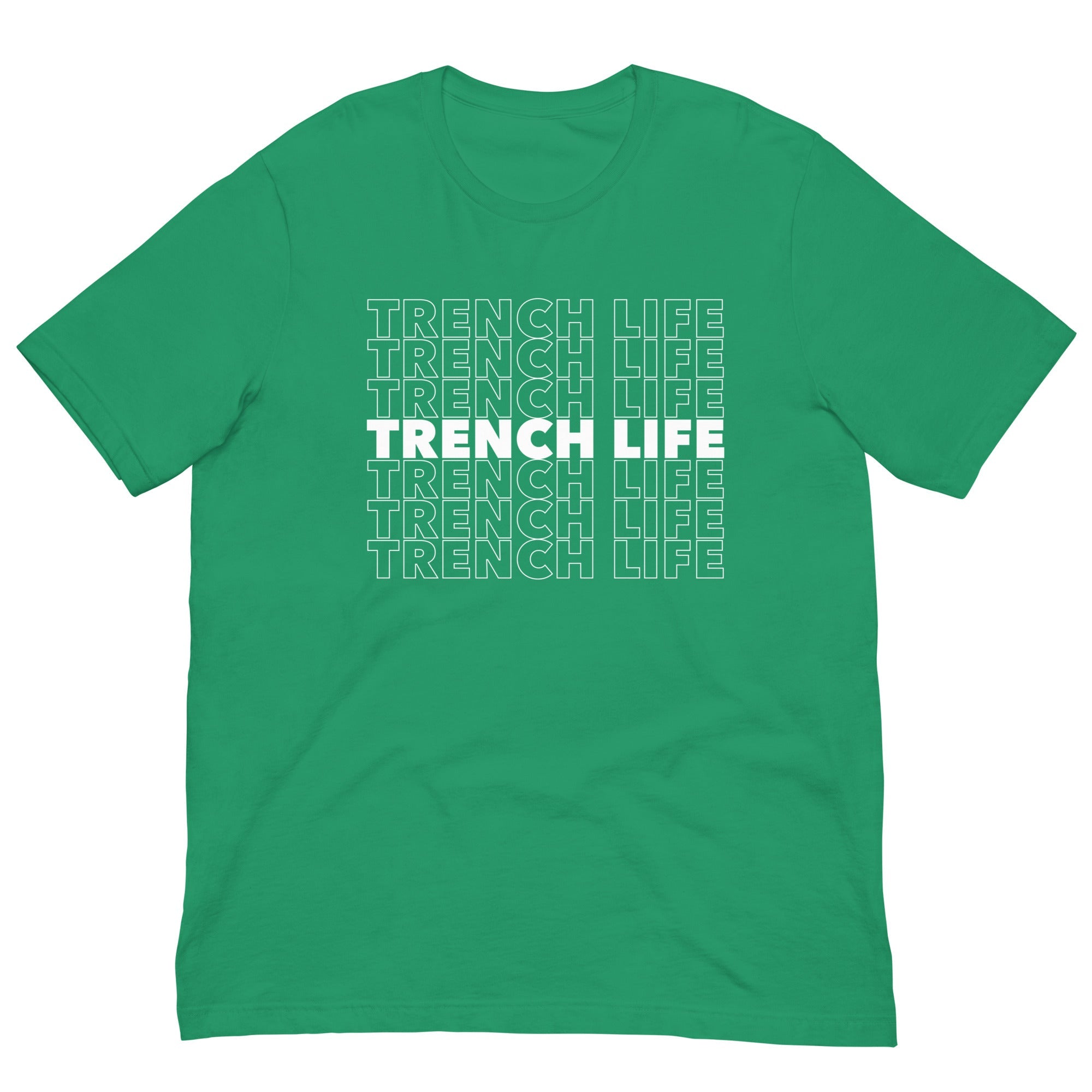 TRENCH LIFE (White) - Youth T-Shirt