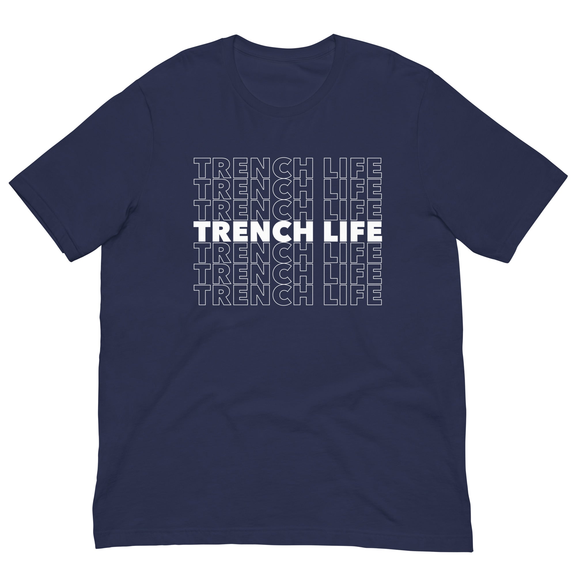 TRENCH LIFE (White) - Youth T-Shirt