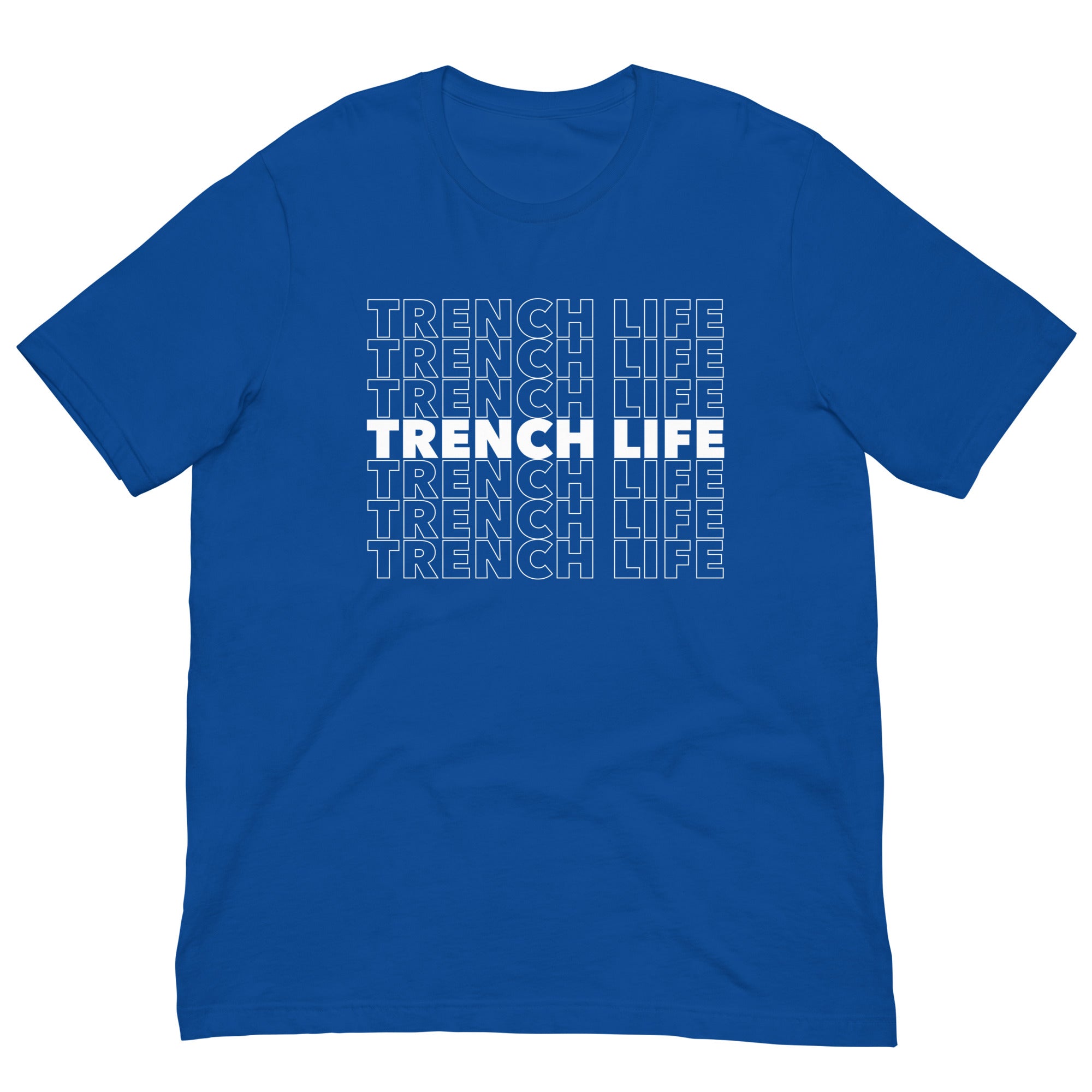 TRENCH LIFE (White) - Youth T-Shirt
