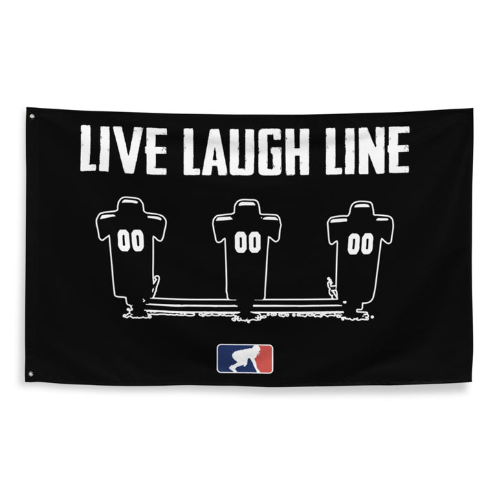 Live Laugh Line Bold - Flag