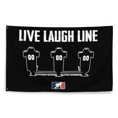 Live Laugh Line Bold - Flag