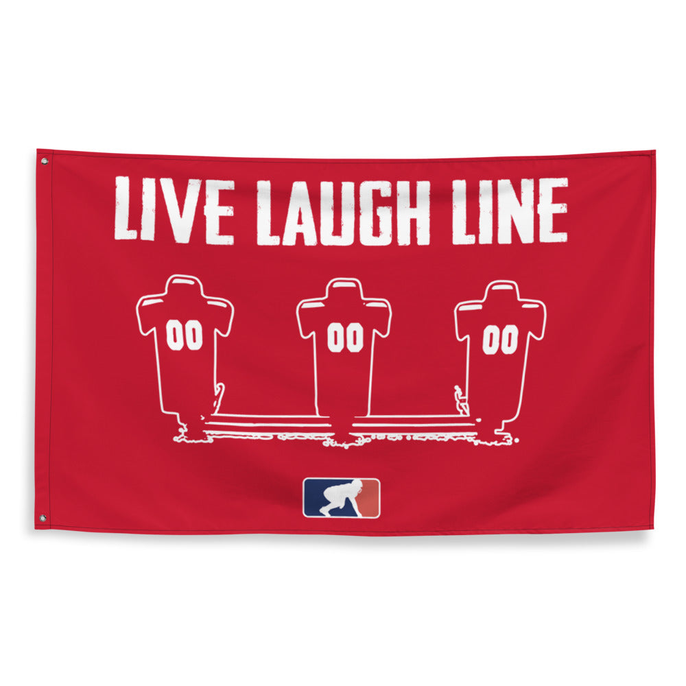 Live Laugh Line Bold - Flag