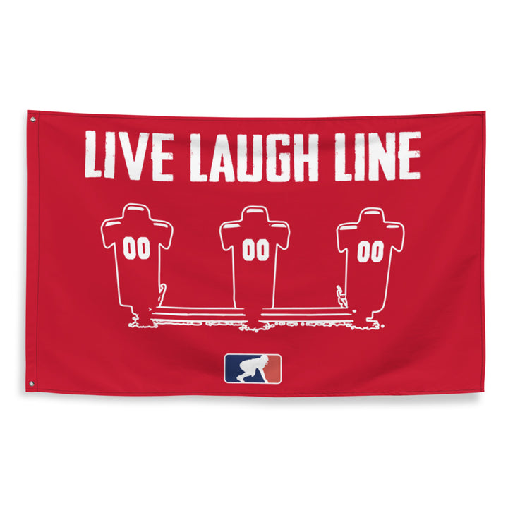 Live Laugh Line Bold - Flag