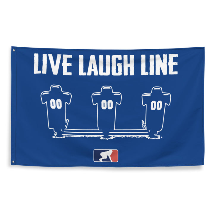 Live Laugh Line Bold - Flag