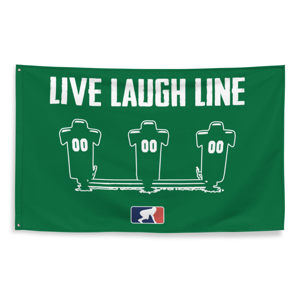 Live Laugh Line Bold - Flag