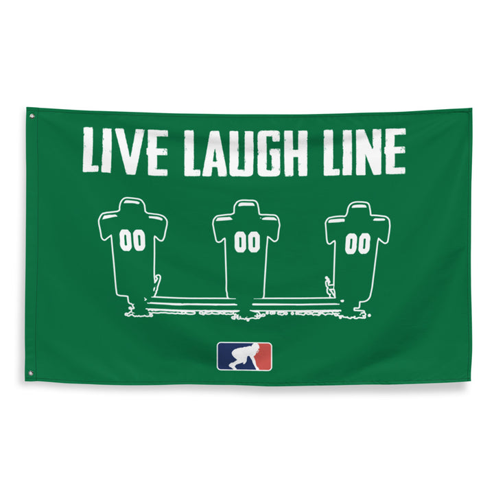 Live Laugh Line Bold - Flag