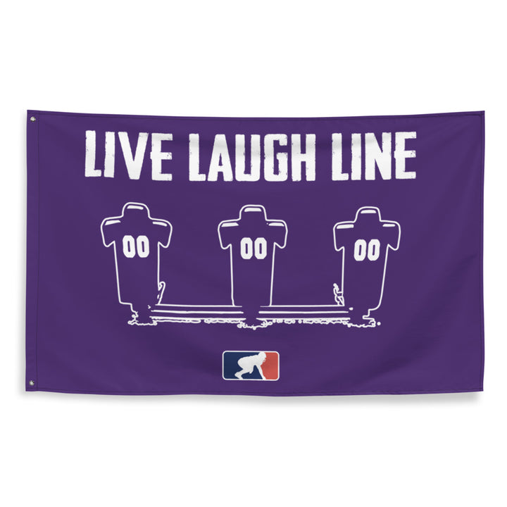 Live Laugh Line Bold - Flag